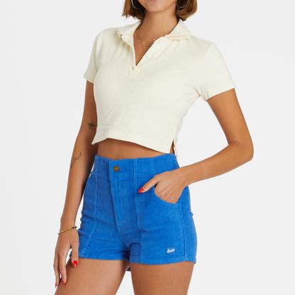 Women's Terry Polo (Cream)